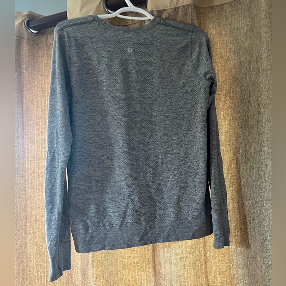 Lulu swiftly tech long sleeve grey - Picture 2 of 2
